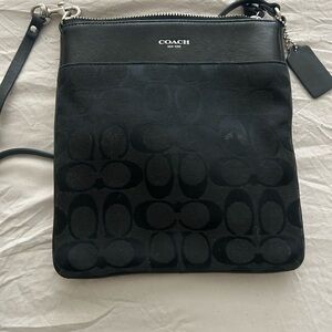 Coach Black Signature Crossbody Bag